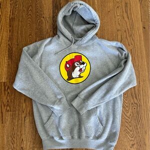 Buc-ee’s Logo - Grey Hoodie - adult Medium